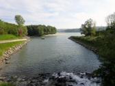  Blick ber den Altarm-Abfluss zur Donau 