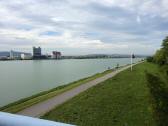  Fernblick von der Donaubrcke nach Pchlarn 