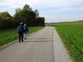  Blick auf die Wanderstrecke Richtung Uttendorf 