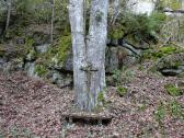 Holzkreuz beim Stubanger diese Stelle wird auch Teufelsluke oder Bodrmluka genannt