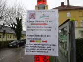  Info-Tafel fr die Wanderer beim Start 