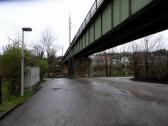  Blick auf die Eisenbahnbrcke ber die Enns 