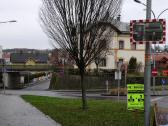  Wanderroute Richtung Bahnhof, im Bild mit einem "Selfie" 