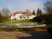 Blick zum neobarocken Herrenhaus der Voithvilla mit dem Sdpark