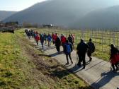 weiter auf der Wanderroute ber den Gterweg Zeihling