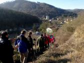  Wanderroute bergab nach Steinaweg 