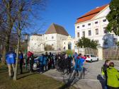 Marathonis bei der Sonderlabestelle beim Benediktinerstift Gttweig 