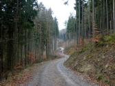 Blick auf die Wanderstrecke zur Anhhe "Auf der Hlben" 