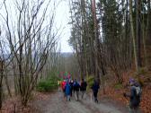  Wanderroute bergab nach Hardegg 