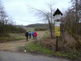  Marathonis an der Wegkreuzung Pod Cizovem 