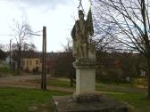  Statue des Hl. Florian (1830) in Lukov 