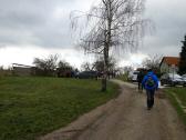 Wanderroute am Ortsende von Nov Ves (Neudorf) zur Labestelle