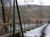 nochmals der Blick zum 2. Steg (Sobeska lvka) ber die Dyje (Thaya) 