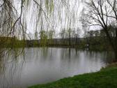 Blick auf den Ortsteich von Hnanice - Hnanicky rybnik