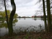 Blick auf den Ortsteich von Hnanice - Hnanicky rybnik