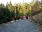  Wanderroute bergan durch die Eichenleiten 