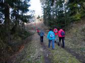  Wanderroute bergan durch die Eichenleiten 