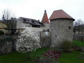 nochmals der Blick zum  Brgerkorpsturm und in den Stadtgraben 