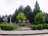 das Monumentengrtlein mit der Bacchusfigur in Bodensdorf