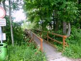  Wanderroute auf dem Steg ber die kleine Erlauf 