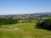 nochmals der schne Fernblick ber die Wanderstrecke nach Oberndorf an der Melk 