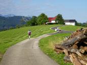  Blick auf die  Wanderroute nach Unterriedel 