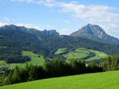 schner Fernblick zum Steineck, Katzenstein undTraunstein