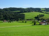  Fernblick auf die zurckgelegte Wanderstrecke nach Unter- und Oberriedel 