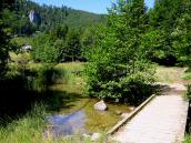  Steg ber die Laudach beim Laudachsee 