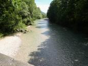  Blick auf die Alm flussaufwrts 