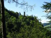  Fernblick zur Burgruine Scharnstein 