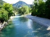  Blick auf die Alm flussaufwrts 