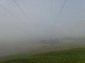  der Blick ins Ybbstal leider zur Zeit in Nebel 