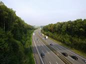  Blick auf die A1 Richtung Melk 