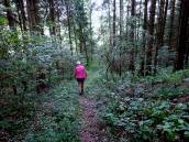  Blick auf die 20 km Wanderstrecke 