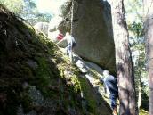  Wanderer beim Aufstieg auf den "Hoher Stein" 