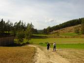  Blick auf die Wanderstrecke 