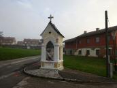 Blick zur Oberleitnerkapelle in Krenstetten sie wird gerade renoviert