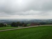  Fernblick ber die Wanderstrecke nach Allhartsberg 