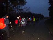 Wanderroute bei Nacht auf der L8199 der Seyfrieder-Strae 