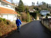  Wanderroute ber den  Dachsbergweg  