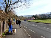  Wanderroute entlang der Aschacher Strae 