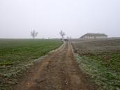 Wanderroute bergan auf dem Rabenberg zum Gehft Hhenhartner