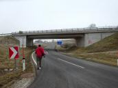 Wanderstrecke bei der Unterfhrung der Steyer Strae B309