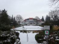 Blick zum neobarocken Herrenhaus der Voithvilla mit dem Sdpark