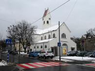  Blick zur Kath. Pfarrkirche hl. Josef (Josefskirche) 