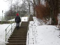  Blick auf die Wanderstrecke zur Kreuzigungsgruppe 