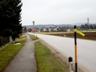  Wanderroute entlang der Landstrae L6025 nach Hart 