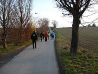 Wanderroute auf dem Schiebergweg nach Kleinengersdorf 