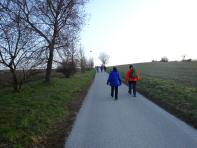  Wanderroute auf dem Schiebergweg 